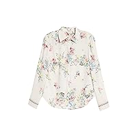 Ted Baker Women's Aadele Pergola Floral Button-Up Shirt Blouse (5) Multi