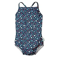 green sprouts Girls' Patterned One-Piece Swimsuit