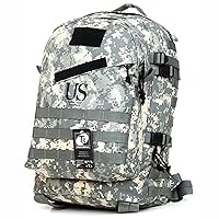 Tiger Storm US Army Assault Premium Backpack Outdoor Camping Back Pack (ACU Camo Pixel)