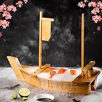 Sushi Boat Plate, Japanese Sushi Platter, for Catering Restaurant and Home Kitchen Use (Size : 100cm)