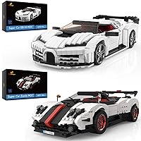 JMBricklayer Sports Car Building Block Set, MOC Creative Supercar Model Classic Collectible Car Kits, Adult Sports Car Model Kit, Toy Gift for Teens Adults and Block Collectors
