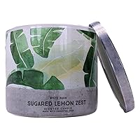 Bath and Body Works Sugared Lemon Zest 3 Wick Scented Candle 14.5 Ounce (Label Artwork Varies)