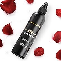 Lion Locs Rosewater Spray for Dreads and Locs - Organic Vegan Conditioner with Aloe, Oils, Vitamins, and Glycerin