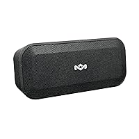House of Marley No Bounds XL: Waterproof Speaker with Wireless Bluetooth Connectivity, 16 Hours of Indoor/Outdoor Playtime, and Sustainable Materials, Signature Black