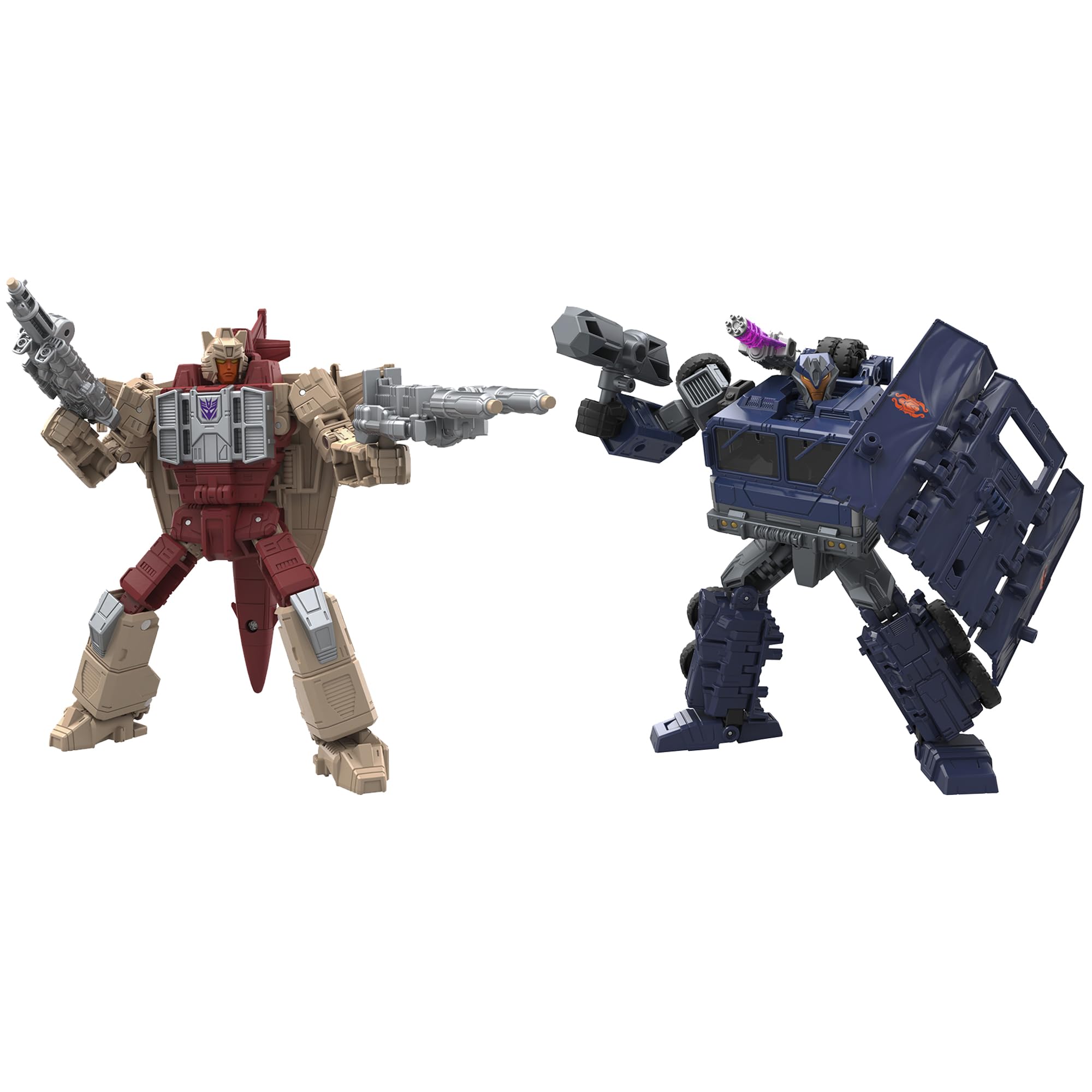 Transformers Legacy United Doom ‘n Destruction Collection, Mayhem Attack Squad Converting Action Figure 4-Pack, Breakdown & Windsweeper, 8+ Years (Amazon Exclusive)