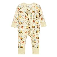 Ruffled Zippered Footless Rompers 0-36 Months
