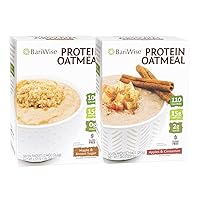 BariWise Protein Oatmeal Bundle, Maple & Brown Sugar and Apples & Cinnamon