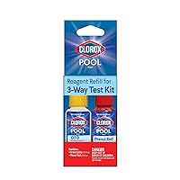Clorox® Pool&Spa™ Swimming Pool 3-Way Water Test Kit Refill Solutions, 0.5oz (Pack of 1)