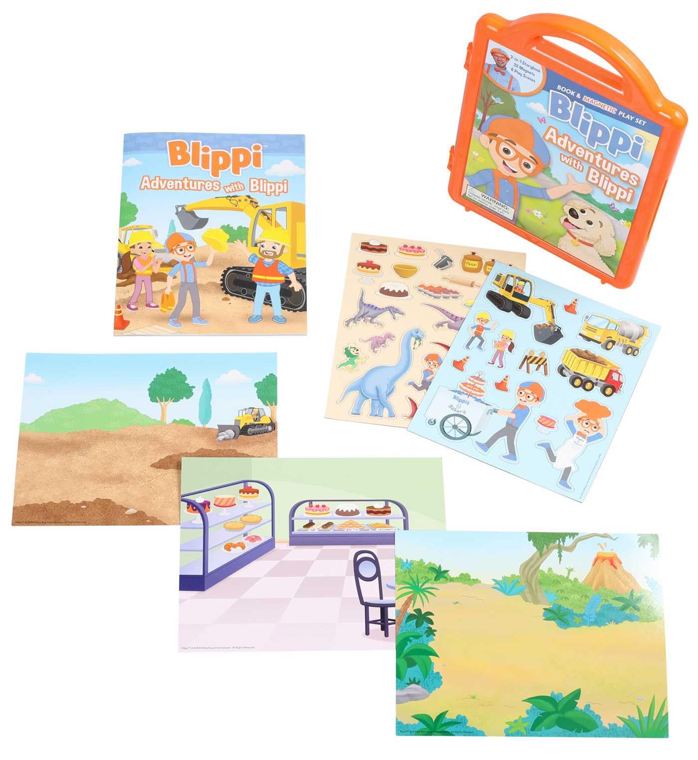 Blippi: Adventures with Blippi Magnetic Play Set