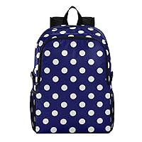 Polka Dot Lightweight Packable Hiking Backpack 22L Travel Bag Casual Daypack for Climbing Camping Hiking