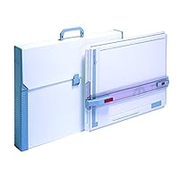 Koh-I-Noor Portable Studio Drawing Board with Carrying Case, 14-3/4 x 19-1/2 Inches, 1 Each (25434), BLUE