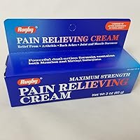Maximum Strength Pain Relieving Cream, 3oz. Per Tube (2 Pack)