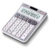 Casio MZ-20SR-N Numeric Keypad Calculator, Mini Just Type, 12-Digit Practical Calculator, Silver
