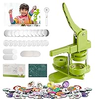 58mm 2.25 inch Button Maker 100Pcs - Button Maker Pin Badge Press Machine with Free Button Parts & Pictures & Circle Cutter & Cutting Mat, Ideal Christmas DIY Gift for Kids