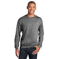 Gildan Adult Fleece Crewneck Sweatshirt, Style G18000, Graphite Heather, Medium