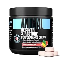 Recovery Chews, Fast Acting Recovery with BCAA, Taurine and Glutamine for Muscle Repair and Hydration - Convenient and Delicious Chews Format