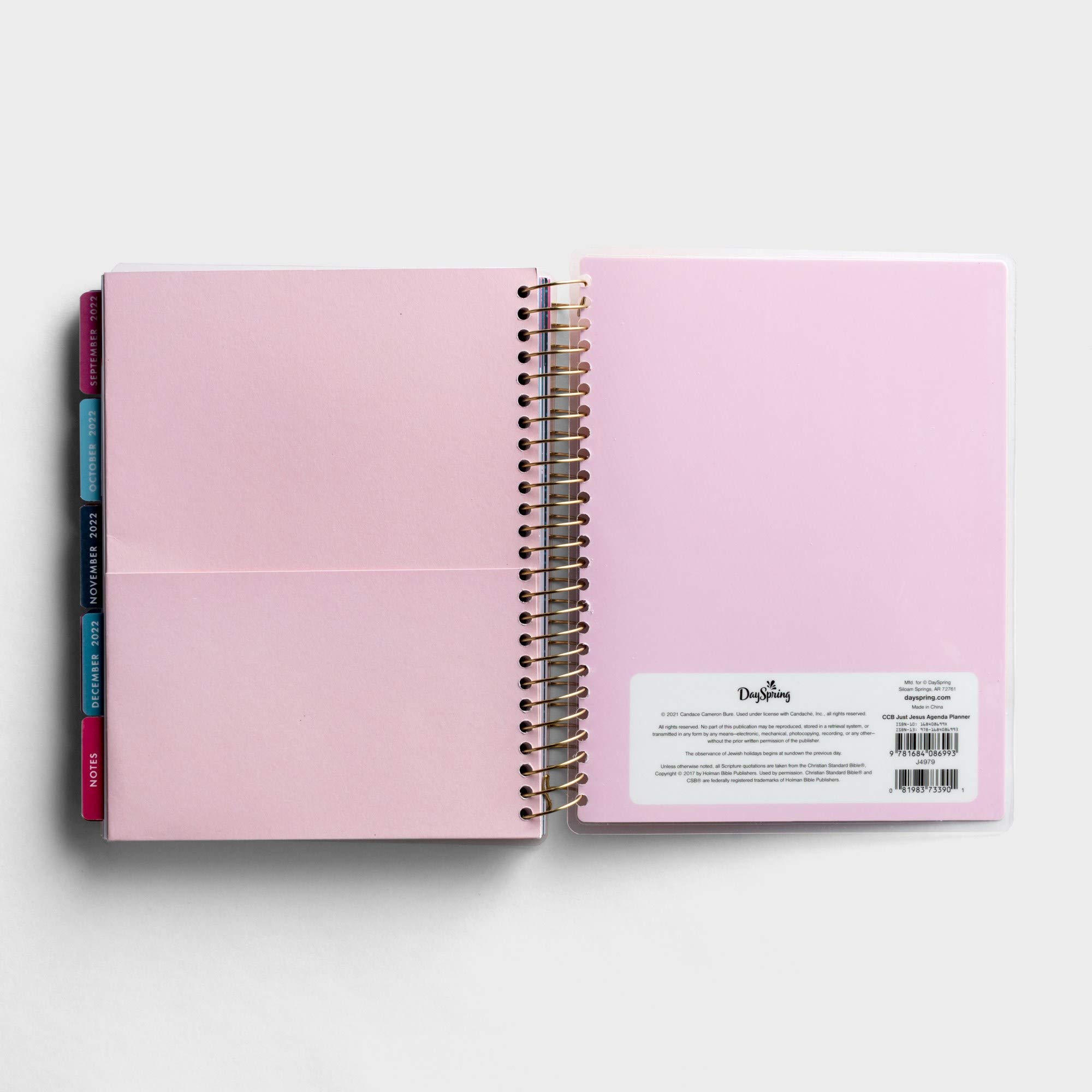 Just Jesus. All Day. Every Day 18-Month Agenda Planner