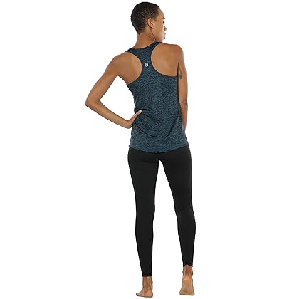 icyzone Women's Racerback Workout Athletic Running Tank Tops (Pack of 3)