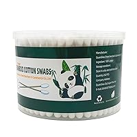 Thick Cotton Swabs,XL Size Natural Bamboo Cotton Buds,Organic Biodegradable, Large Double Tips Swabs, Extra Absorbent Cotton Swabs For Cleaning