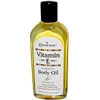 Cococare All Natural Vitamin E Antioxidant Body Oil- Vitamin Therapy for All Skin Types (2 Pack)