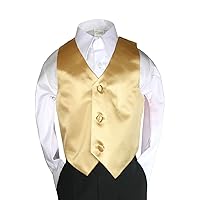 Unotux Boys Satin Mustard Vest from Baby to Teen