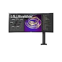 LG 34WP88CN-B.AUS 34” Curved UltraWide Ergo QHD IPS HDR Monitor with USB Type C