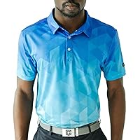 Mens Golf Shirt Moisture Wicking Quick-Dry Short Sleeve - Standout Performance Casual Polo Shirts for Men
