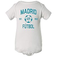 UGP Campus Apparel Barcelona Away Kit World Classic Soccer Football Arch Infant Creeper Bodysuit