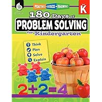 180 Days of Problem Solving for Kindergarten – Build Math Fluency with this Kindergarten Math Workbook (180 Days of Practice)