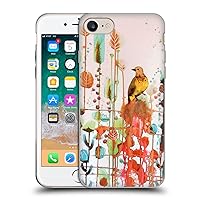 Head Case Designs Officially Licensed Sylvie Demers Gold Birds 3 Soft Gel Case Compatible with Apple iPhone 7/8 / SE 2020 & 2022