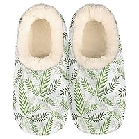 Pardick Petiole Nature Womens Slipper Comfy House Slippers Fuzzy Slippers Warm Non-Slip Slipper Socks Soft Cozy Sole Slippers for Indoor Home Bedroom