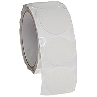 SP Ableware Tenura Self-Adhesive Non-Slip Bath and Shower Safety 1-1/2 Inch Circles - White, 72 Per Roll (724860002)