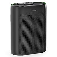 AROEVE Air Purifiers for Home Large Room with Automatic Air Detection Cover 1095 Sq.Ft High-Efficiency Filter Layer Remove Dust, Pet Dander, Pollen for Home, Bedroom, Dorm Room, MKD05-Black