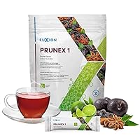Petseeker Fast Acting Colon Cleanse-FuXion Prunex 1,Reliable Overnight Relief from Constipation,Stay Comfortable at Bathroom,All Natural Ingredients,Herb&Fruit w,Fiber&Insulin(Prune&Plum,28 Sachets)
