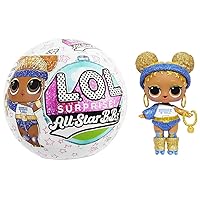 L.O.L. Surprise! All-Star Sports Series 4 Summer Games Sparkly Collectible Doll with 8 Surprises, Accessories, Gift for Kids, Toys for Girls and Boys Ages 4 5 6 7+ Years Old, (Styles May Vary)