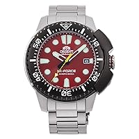 Orient M-Force Automatic Red Dial Men's Watch RA-AC0L02R00B