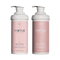 VIRTUE Smooth Shampoo & Conditioner Set | Large Size 17 oz