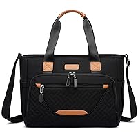 Diaper Bag Tote, Large Tote Diaper Bag with 16 Inch Laptop Compartment for Mom and Dad, Multifunction baby tote bag