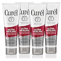 Curel Ultra Healing Intensive Fragrance-Free Lotion For Extra-Dry Skin, Dermatologist Recommended, Ideal for Sensitive Skin, Cruelty Free, Paraben Free 2.5 Oz (Pack of 4)