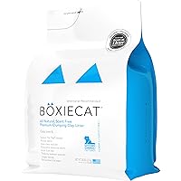 Boxiecat Premium Clumping Cat Litter - Scent Free - Clay Formula - Ultra Clean Litter Box, Longer Lasting Odor Control, Hard Clumping, 99.9% Dust Free