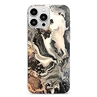iPhone13 Texture Gray Marbled Phone Case Case for iPhone 13 Series, Shockproof Protective Phone Case Slim Thin Fit Cover Compatible with iPhone, iPhone13 Pro