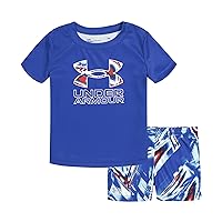 Under Armour baby-boys Ua Kylo Dye Big Logo2 Pc SetT-shirt and Short Set