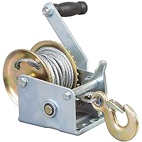 ATRT1061CD Torin 600lbs Capacity Hand Crank Boat Winch with 26.3ft Cable