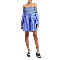 French Connection Womens Off-The-Shoulder Short Mini Dress