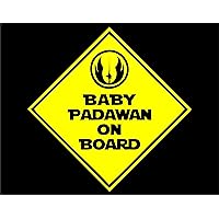 Baby Padawan On Board Sign (6