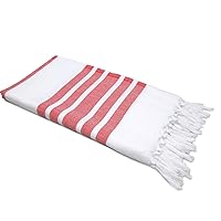 Linum Home Textiles Turkish Cotton Herringbone Pestemal, Peshtemal, Fota Beach Bath Towel 70.00