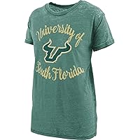 Women's NCAA Vintage Tee Ladies College Short Sleeve T-Shirt Collegiate Boyfriend Tee Shirt
