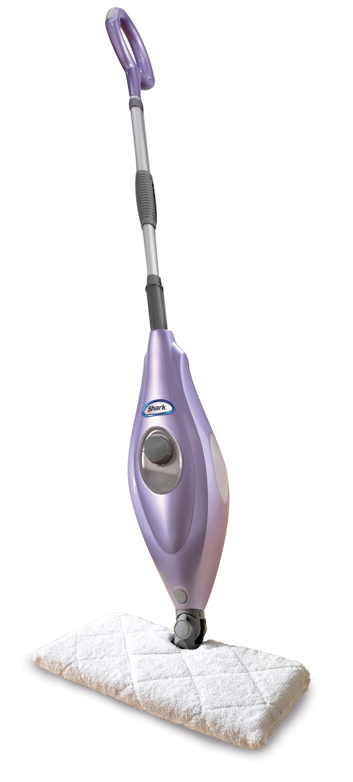 Shark S3501 Steam Pocket Mop Hard Floor Cleaner, With Rectangle Head and 2 Washable Pads, Easy Maneuvering, Quick Drying, Soft-Grip Handle and Powerful Steam, Purple