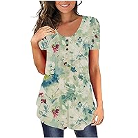 Summer Tops for Women 2024 Trendy Y2K Tops Dressy Tops for Women for Evening Party 100% Polyester Shirts for Sublimation Brown T Shirt Long Sleeve Hiking Shirt Women Low Turquoise XL