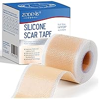 Silicone Scar Tape Roll, Silicone Scar Sheets, Scar Silicone Strips (1.6” x120”Inch - 3M), Easy-Tear Gel Tape For Scar, Soft Silicone Scar for Surgery Scars, Medical Grade Wound Dressing